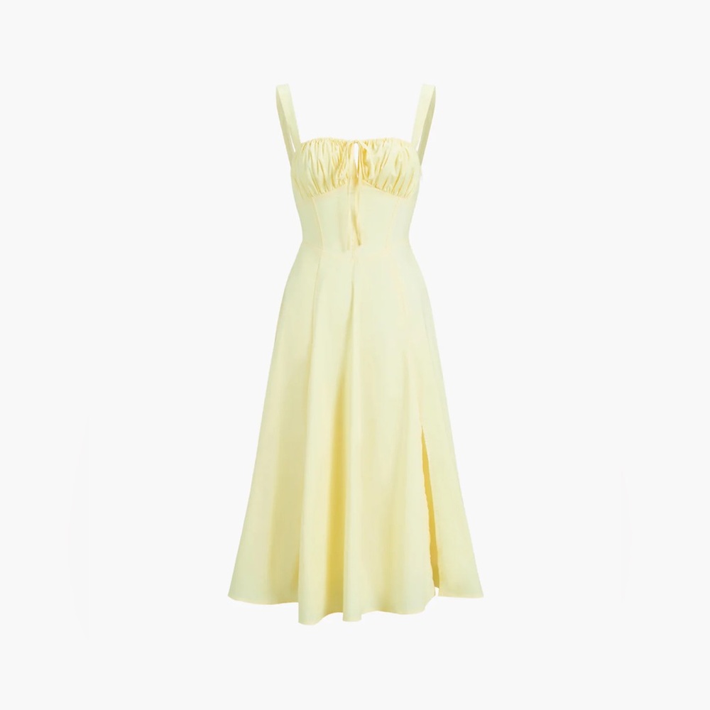 Ruched Cup Detail Long Sundress